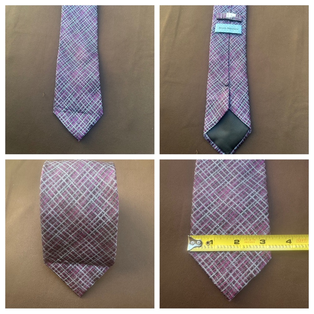 NWOT Bruno Marchesi men’s silk Tie